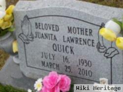 Juanita Lawrence Quick