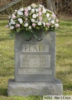 Minnie Lee Burgess Flatt