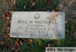 Shad M. Matthews