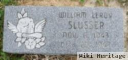 William Leroy "billy" Slusser