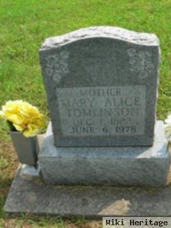 Mary Alice Tomlinson