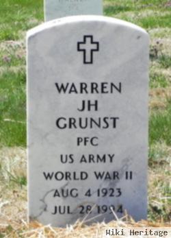 Warren J H Grunst