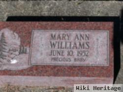 Mary Ann Williams