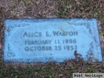 Alice L Walton