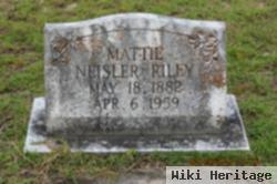 Martha Montfort "mattie" Neisler Riley