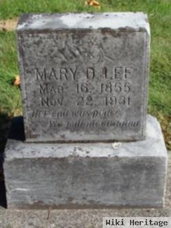 Mary Dorothy Ziegler Lee