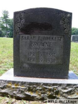 Sarah Elizabeth Lockett Browne