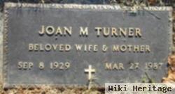 Joan M Turner