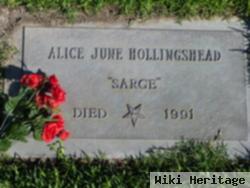 Alice June Hull Hollingshead