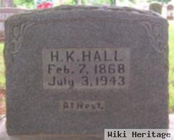 Hezekiah K "hez-H K" Hall