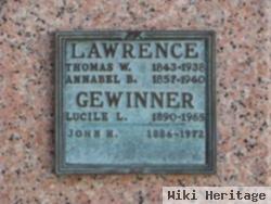 Anna Lucille Lawrence Gewinner