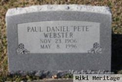 Paul Daniel "pete" Webster