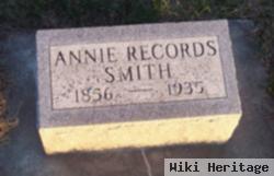 Anna Elizabeth "annie" Records Smith