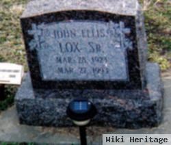 John Ellis Lox, Sr