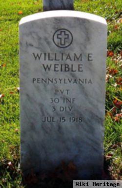 Pfc William E Weible