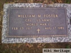 Corp William M Foster