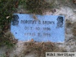 Dorothy D Brown