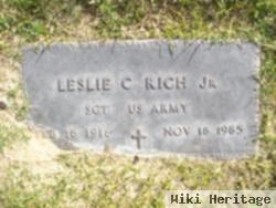 Sgt Leslie Charles Rich, Jr