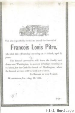 Francois Louis "fl" Pitre