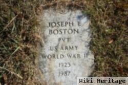 Pvt Joseph L Boston