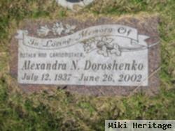 Alexandra N Doroshenko