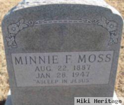 Minnie F. Moss