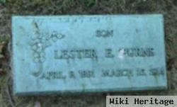 Lester E Burns