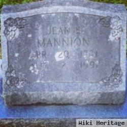 Jean F Mannion