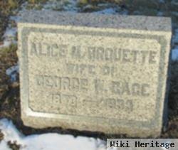 Alice M Brouette Gage