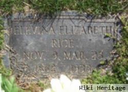 Elevina Elizabeth Hancock Rice