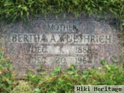 Bertha A. Klopfenstein Wuethrich