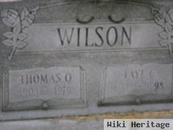 Thomas O Wilson