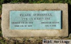 Pvt Frank O'donnell