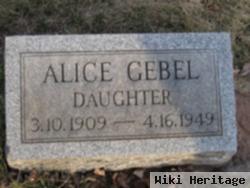 Alice Brauninger Gebel