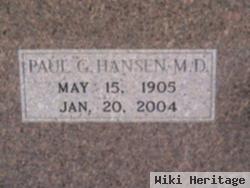 Paul George Hansen, M.d.