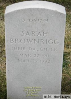 Sarah Brownrigg Bowman