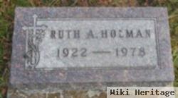 Ruth A Holman