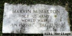 Marvin M Mayton