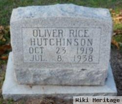 Oliver Rice Hutchinson