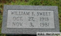 William F Sweet