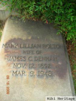 Mary Lillian Lamar Bolton Denham