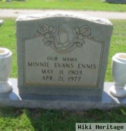 Minnie Clyde Evans Ennis