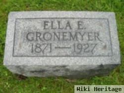 Ellen Elizabeth "ella" Sale Gronemyer