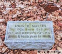 Pfc John R Martin