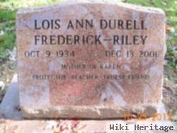 Lois Ann Durell Riley