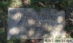 Mattie H Galloway