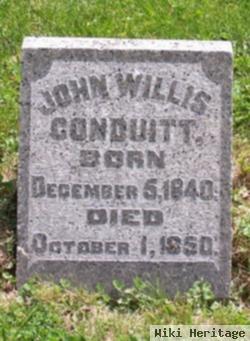 John Willis Conduitt