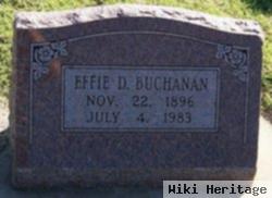 Effie D Buchanan