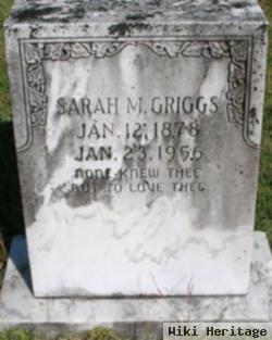 Sarah Margaret Teal Griggs