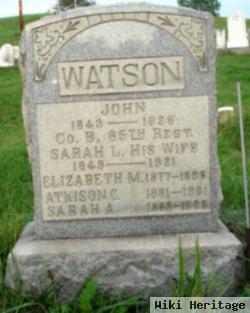 Sarah A. Watson